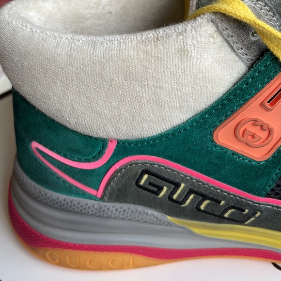 Gucci men’s high top sneakers size 10 eu - Picture 14 of 15